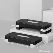 HOMCOM stepper pentru fitness si aerobic, 68x29cm, negru | Aosom Romania 