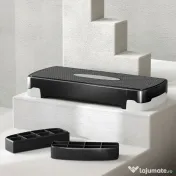 HOMCOM stepper pentru fitness si aerobic, 68x29cm, negru | Aosom Romania 