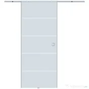 HOMCOM usa glisanta cu sina, din sticla, 90x205x0.8 cm 