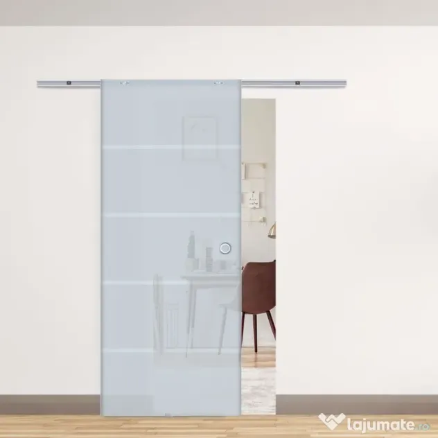 HOMCOM usa glisanta sticla cu sina,90x205x0.8 cm | Aosom Romania