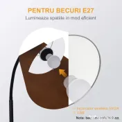 HOMCOM Lampă de Podea Modernă cu Înăcarcător Wireless, Abajur Reglabil și Etajeră Suplimentară, 36x36x165 cm, Negru | Aosom Romania 