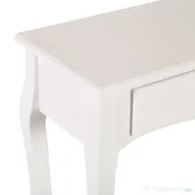 HOMCOM Consolă pentru Hol cu Raft Depozitare și Design Modern, 100x33x75 cm, Alb
