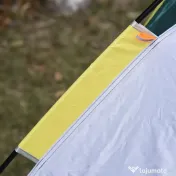 Outsunny Cort pentru Camping pentru 2 Persoane, Cort pentru Exterior Automatic Pop Up cu Copertina, Buzunare Interioare si Covoras, 205x195x135cm