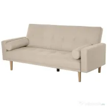 HOMCOM 2-in-1 canapea extensibila 3 locuri, 186 x 84 x 85cm | Aosom Romania