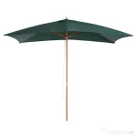 Outsunny Umbrela din Lemn pentru Extern Gradina 2X3M Verde