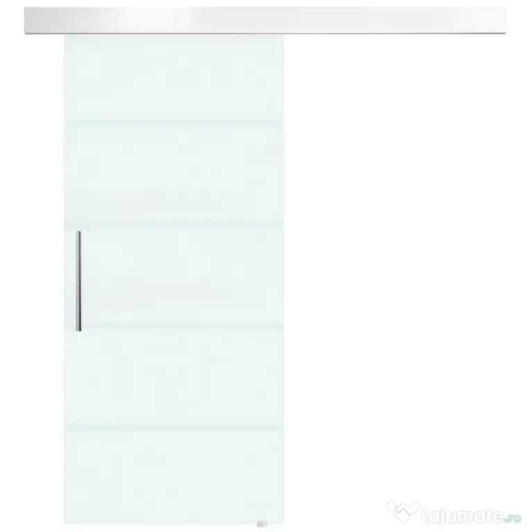 HOMCOM, usa glisanta din sticla securizata satinata, 90x205 cm | Aosom Romania