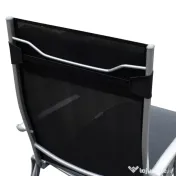 Outsunny Șezlong de Grădină Pliabil cu Pernă și Spătar cu 7 Poziții de Înclinare, 137x63.5x100.5 cm, Negru | Aosom Romania 