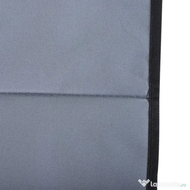 Set de 2 Saltele de Plaja Outsunny, Pliabile cu Spatar Reglabil Gri | Aosom Romania