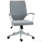 Vinsetto Scaun Ergonomic Birou – Pivotant, Reglabil & Cu Balansoar