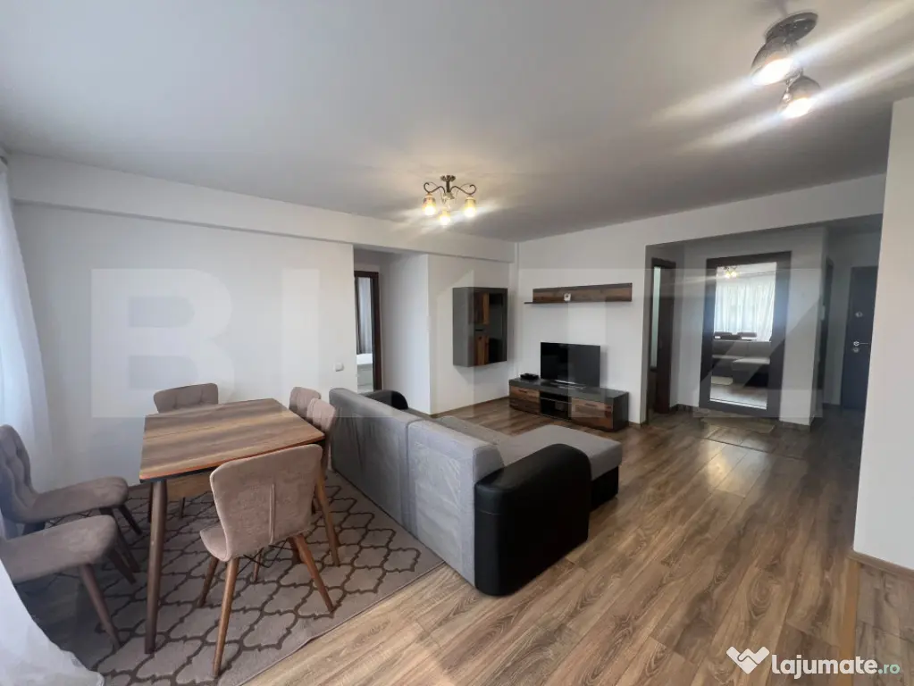 Apartament cu 3 camere, 69 mp, parcare, zona Florilor - Floresti (Cluj)