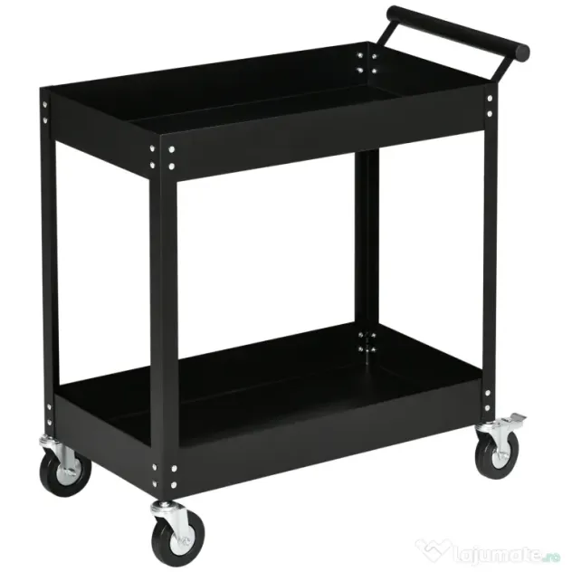 Durhand Carucior Scule Rulant – Otel 150 kg, cu Roti pentru Garaj