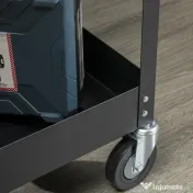 Durhand Carucior Scule Rulant – Otel 150 kg, cu Roti pentru Garaj 