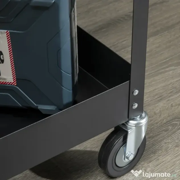 Durhand Carucior Scule Rulant – Otel 150 kg, cu Roti pentru Garaj