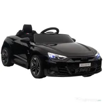 HOMCOM Mașină Electrică pentru Copii 3-5 Ani, Audi Neagră, Jucărie Interactivă cu Baterie pentru Copii | Aosom Romania