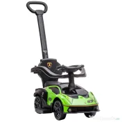 Aiyaplay Masinuta Copii 2‑in‑1 – Lamborghini Verde cu Volan & Claxon 