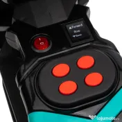 HOMCOM Motocicleta electrica cu roti de antrenament, jucarie in aer liber pentru 3-5 ani - negru 