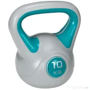 SportNow Kettlebell 10kg – PU cu Nisip, Baza Stabila & Maner Ergonomic 