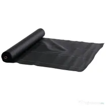 Outsunny Folie pentru Mulcire 60g/m², Respirabilă și Anti-UV din Polipropilena, 100x2 m, Negru
