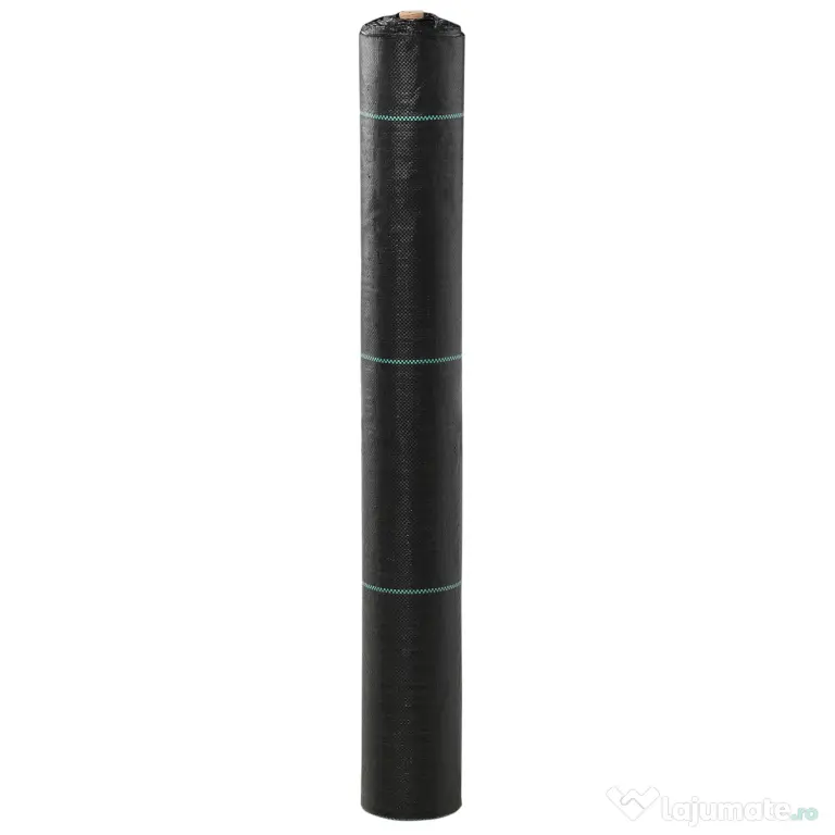 Outsunny Folie pentru Mulcire 60g/m², Respirabilă și Anti-UV din Polipropilena, 100x2 m, Negru