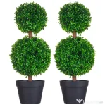 Homcom Buxus Artificial Sferic – Ghiveci Decor Interior & Exterior