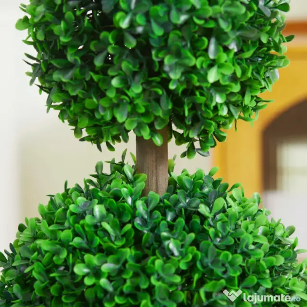 Homcom Buxus Artificial Sferic – Ghiveci Decor Interior & Exterior