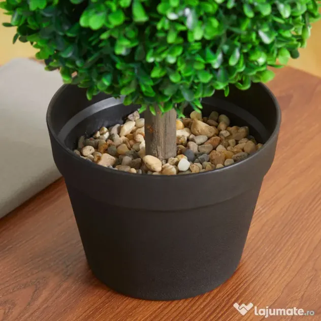 Homcom Buxus Artificial Sferic – Ghiveci Decor Interior & Exterior