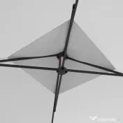 Outsunny Foișor de Grădină Pliabil 3x3 m cu Înălțime Reglabilă, din Poliester și Oțel, Alb | Aosom Romania 