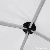 Outsunny Pavilion Pop Up Rezistent la Apă 2.45x2.45m cu Frânghii și Cuie din Oțel, Material Oxford, Albastru | Aosom Romania 
