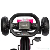Homcom Kart Copii cu Pedale – Scaun Reglabil, Roti EVA 100×58×58.5 cm | Aosom Romania 