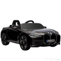Mașină electrică pentru copii 3-8 ani cu licență BMW cu telecomandă, claxon și faruri, 115x67x45cm negru-roșu-albastru deschis HOMCOM | Aosom Romania