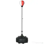 SPORTNOW Punching Ball de Podea cu Bază Umplubilă și Ventuze, Înălțime Reglabilă de la 147-165 cm, Negru