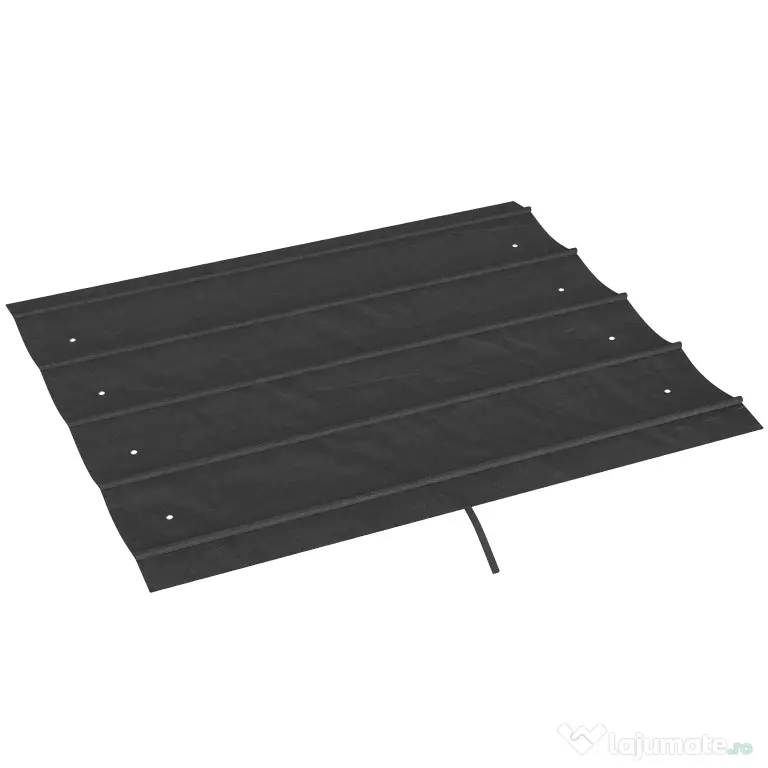 Outsunny Copertină Retractabilă UV30+ pentru Pergolă 3x2.15m Protecție Solară Gri Închis | Aosom Romania