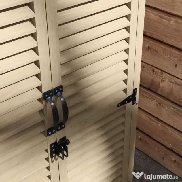 Outsunny Magazie de Gradina din Lemn, Dulap de Depozitare | Aosom Romania