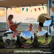 Outsunny Marchiza Laterala de 1,5 x 2,6m pentru Masina
