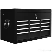 HOMCOM Cutie pentru Scule cu 6 Sertare din Oțel cu Încuietoare, 60x26x34cm, Negru