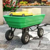 Outsunny Set de 2 anvelope pneumatice de schimb, cu alezaj de 16 mm pentru cărucior de grădină, roabă și cărucior de transport 