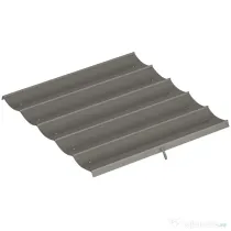 Outsunny Tettuccio di Ricambio per Gazebo 3x3 m con 10 Fori di Drenaggio Grigio | Aosom Romania