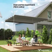 Outsunny Tettuccio di Ricambio per Gazebo 3x3 m con 10 Fori di Drenaggio Grigio | Aosom Romania 