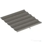 Outsunny Tettuccio di Ricambio per Gazebo 3x3 m con 10 Fori di Drenaggio Grigio