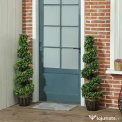 HOMCOM Set de Două Plante Artificiale Lavandă 90cm | Aosom Romania