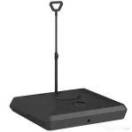Outsunny Bază pentru Umbrelă Suspendată din HDPE cu Mâner și Roți, Reîncărcabilă cu Apă sau Nisip, 95x95x117 cm, Neagră