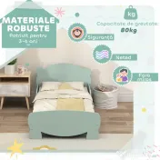 AIYAPLAY Pătuț Copii Sigur Urs 3-6Ani | Aosom Romania 