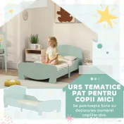 AIYAPLAY Pătuț Copii Sigur Urs 3-6Ani | Aosom Romania 