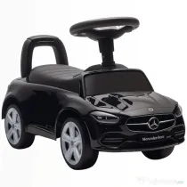 AIYAPLAY Mașinuță Electrică pentru Copii Licență Mercedes Benz cu Claxon și Spațiu Portaoggetti, 65x28x39 cm, Negru | Aosom Romania
