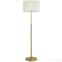 HOMCOM Lampă de Podea cu Telecomandă și Luminozitate Reglabilă 3000K-6000K, Abajur din Material Textil, Auriu | Aosom Romania