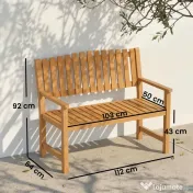 Outsunny bănci și locuri de ședere | Aosom Romania