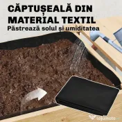 Outsunny Jardinieră Înălțată pe 2 Niveluri cu Rafturi Laterale și Inferior, Fabricată din Lemn de Brad cu Căptușeală și Orificii de Drenare, pentru Flori și Legume, 119,5x102x76,5cm, Maro Deschis | Aosom Romania