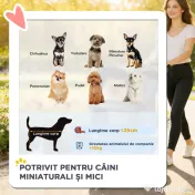 PawHut Cărucior pentru Câini Pliabil cu Benzi Reflectorizante, Roți Rotative, Frâne și Pernuță Lavabilă, Roșu | Aosom Romania 