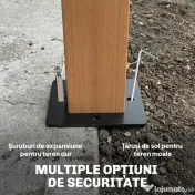 Outsunny Foișor 3 x 3.6 m, Acoperiș Dublu UPF50+ cu Plasă, Crem | Aosom Romania 