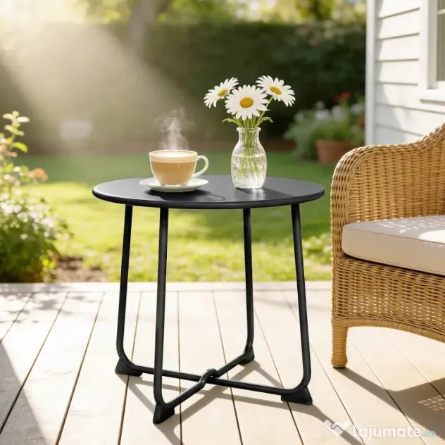 Outsunny Masă de Cafea Măsuță joasă din fier | Aosom Romania